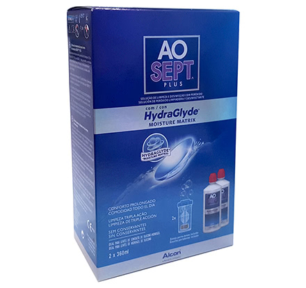 AOSept Plus HydraGlyde 2x360 mL (2x360 mL)