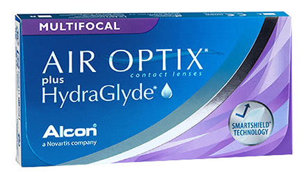 Air Optix plus HydraGlyde Multifocal (3 lentilles)