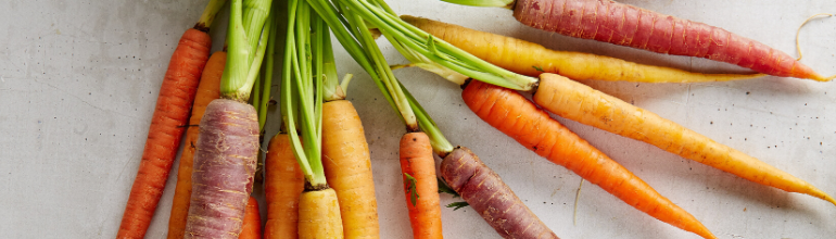 Carottes, bêta-carotène, vitamine A pour la santé des yeux.